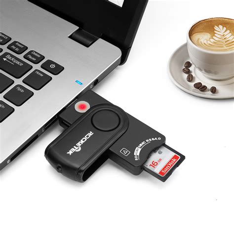 USB Smart Card Reader, Rocketek DOD Military USB Cac 